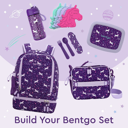 Bentgo® Kids Backpack & Lunch Bag | Unicorns