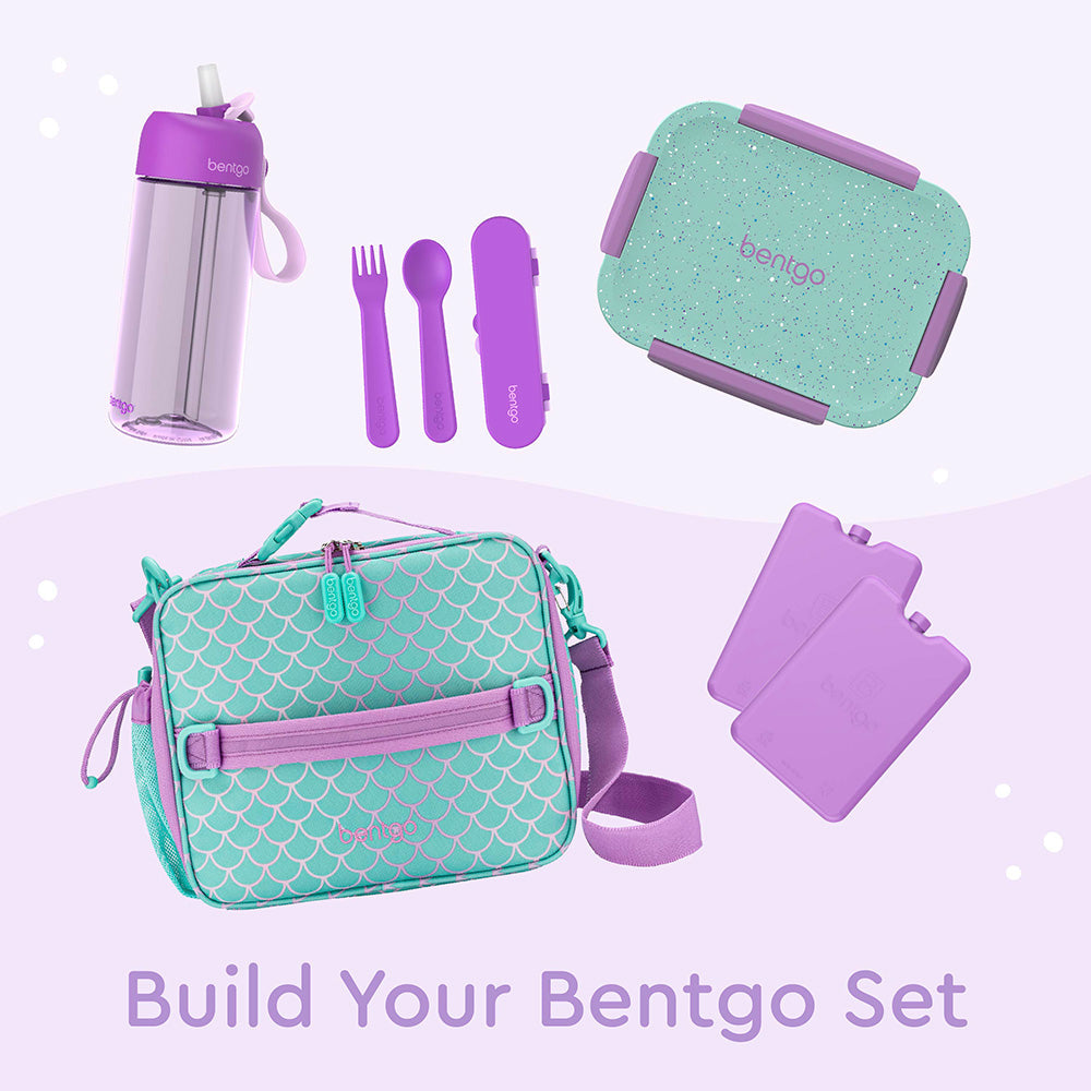 Bentgo® Kids Snap & Go Lunch Box - Vivid Orchid Speckle | Build Your Bentgo Set