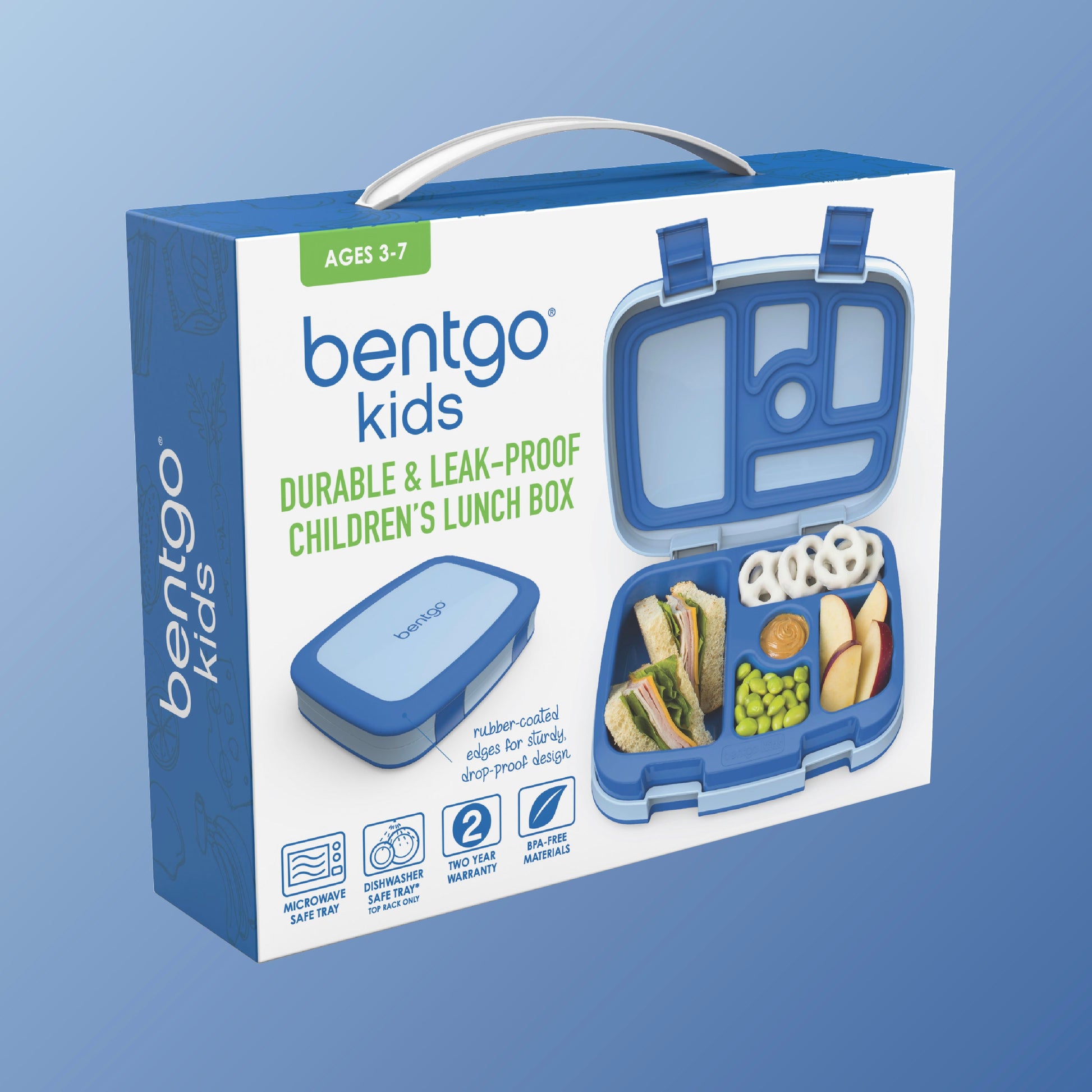 Bentgo® Kids Lunch Box - Blue | Packaging