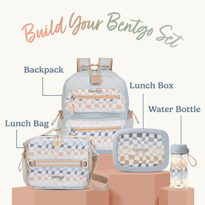 Bentgo® Kids Whimsy & Wonder Prints Lunch Bag - Checker Gradient | This Lunch Bag Is Perfect To Build Your Bentgo Set