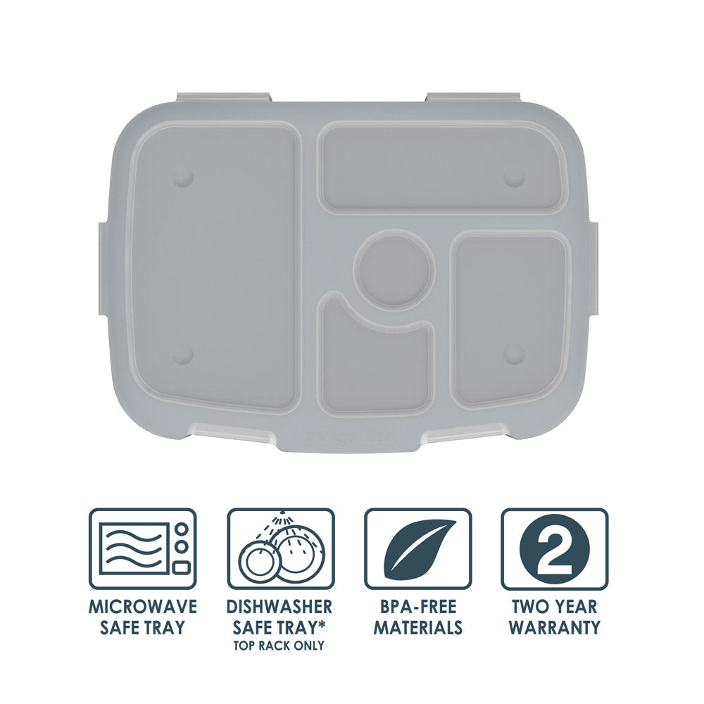 Bentgo Kids Prints Tray with Transparent Cover - Friendly Skies